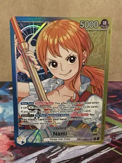 Nami (041) (Alternate Art) OP11-041 A Fist of Divine Speed Foil - Image 1