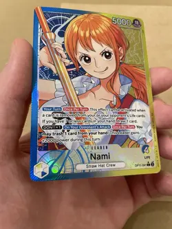 Nami (041) (Alternate Art) OP11-041 A Fist of Divine Speed Foil - Image 5