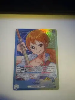 Nami (041) (Alternate Art) OP11-041 A Fist of Divine Speed Foil - Image 1