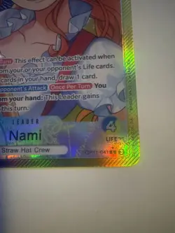 Nami (041) (Alternate Art) OP11-041 A Fist of Divine Speed Foil - Image 5