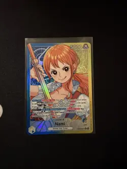 Nami (041) (Alternate Art) OP11-041 A Fist of Divine Speed Foil Leader AA NM - Image 1