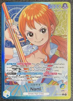 Nami 041 Alternate Art OP11-041 A Fist of Divine Speed Foil - Image 1