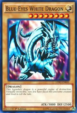 Blue-Eyes White Dragon (Version 1) - LDK2-ENK01 - NM - 1st ed - Common - Yugioh - Image 1