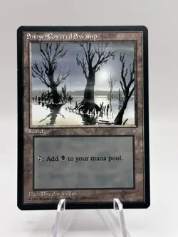 Snow-Covered Swamp Ice Age ICE MTG LP - Image 1