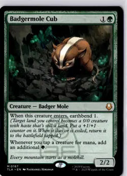 Badgermole Cub Avatar: The Last Airbender Regular NM M 0167 - Image 1