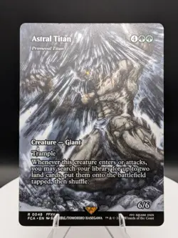 Astral Titan / Primeval Titan (Showcase) Regular: FCA Final Fantasy MTG (NM) - Image 1
