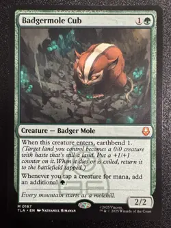 Magic The Gathering - Avatar: The Last Airbender-Badgermole Cub Mythic Non-Foil - Image 2
