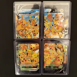 Pikachu V Union Set Of 4 SWSH139 SWSH140 SWSH141 SWSH142 Pokemon - Image 1