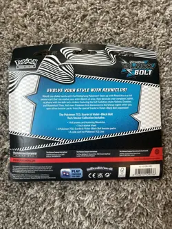 Pokemon TCG - Black Bolt Tech Sticker Collection - Reuniclus - 3-Pack Blister - Image 2
