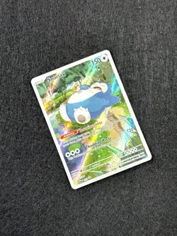 2023 Pokemon SV Black Star Promos SVP EN Snorlax #051 151 ETB Promo - Image 2