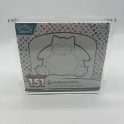 Pokemon 151 Pokemon Center Elite Trainer Box ETB Sealed w/ Acrylic Case - Image 1