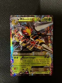 Mega M Beedrill EX XY158 Black Star Promo Holo Ultra Rare Pokemon TCG 2016 - Image 1