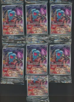 Lot of (7) Pokemon Destined Rivals Team Rocket's Wobbuffet Pokemon Center Promo - Image 1