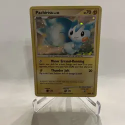 Pachirisu DP04 Holo Bleed Swirl Diamond Pearl Pokemon TCG Black Star - Image 1