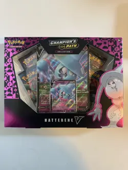 Pokemon TCG Champions Path Hatterene V Collection Box New Factory Sealed - Image 1