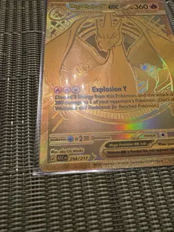Mega Charizard Y EX 294/217 Pokemon Gold Secret Rare Ascended Heroes Pack Fresh - Image 5