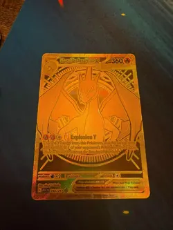 Mega Charizard Y ex 294/217 Ascended Heroes Pokemon Card Gold Hyper Rare - Image 1