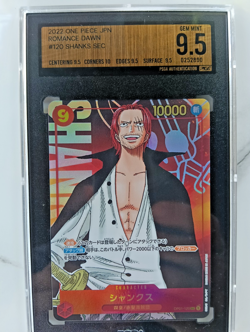 SHANKS - One Piece TCG OP01-120 - Alt Art SEC Secret Rare - Romance Dawn - Image 1