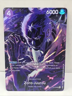 2025 One Piece ZORO-JUUROU ST18-004 Legacy of the Master (OP12) SP Ver. SR ENG - Image 1