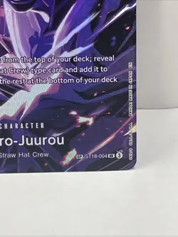 2025 One Piece ZORO-JUUROU ST18-004 Legacy of the Master (OP12) SP Ver. SR ENG - Image 5