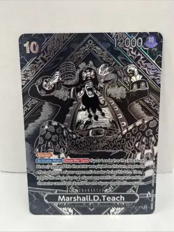 One Piece OP12 Legacy Of The Master Marshall D. Teach (SP) Silver OP09-093 - Image 1