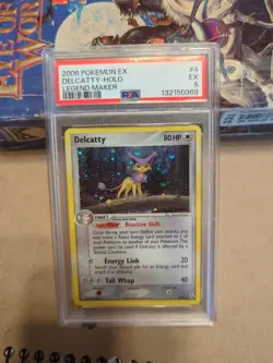 Delcatty EX Legend Maker Holo Rare Pokemon TCG Card 4/92 - Image 1