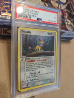 Delcatty EX Legend Maker Holo Rare Pokemon TCG Card 4/92 - Image 3