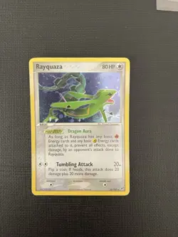 CLEAN Rayquaza #22/107 Deck Exclusives Holo Rare Pokemon TCG Vintage EX Deoxys - Image 2