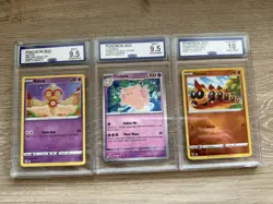 Pokemon CGC Graded Card Lot of 3 (9.5 Mint+ & 10 Gem Mint) - Image 1