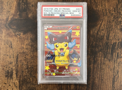 Poncho Wearing Pikachu Charizard X 207/XY-P 2016 PSA 10 Pokemon JPN #207 Promo - Image 2
