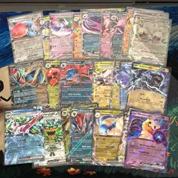 Pokemon TCG ex Card Bundle Lot x30 Mewtwo Zekrom Random Mixed Cards - Image 1