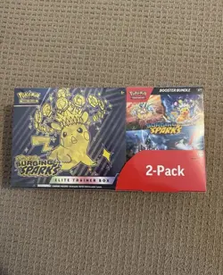 Pokemon TCG Surging Sparks Costco Bundle ETB & Booster Bundle Sealed ✅ FREE SHIP - Image 1