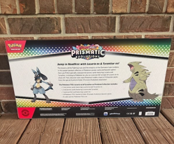 NEW-Pokemon TCG Prismatic Evolutions Lucario ex & Tyranitar ex Premium Box - Image 2