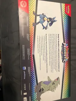 NEW-Pokemon TCG Prismatic Evolutions Lucario ex & Tyranitar ex Premium Box - Image 2