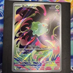 Pokemon TCG Bulbasaur Card 133/132 IR Mega Evolutions Near Mint Condition - Image 1