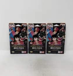 One Piece OP-09 Emperors In The New World 12-Card Sleeved Booster Pack Lot of 3 - Image 1