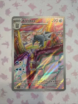 Arctibax 209/193 Paldea Evolved Illustration Rare Pokemon TCG Card NM - Image 1