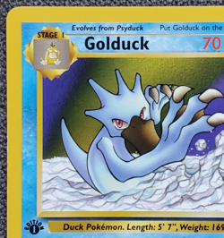 1st Edition Golduck - Fossil - #35/62 - Vintage Pokemon Card 1999 WOTC9 - Image 2