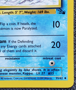 1st Edition Golduck - Fossil - #35/62 - Vintage Pokemon Card 1999 WOTC9 - Image 4