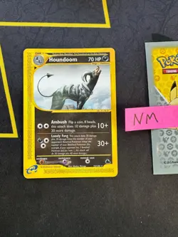 Pokemon Card Houndoom Skyridge E Series Non Holo Rare 12/144 NA 💎NM💎 - Image 1