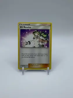 Pokemon TCG N's Resolve S&M Cosmic Eclipse 200/236 Uncommon Card Played LP - Image 1