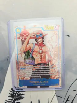 Portgas D Ace OP13-119 Secret Rare Alternate Art One Piece Card English - Image 1