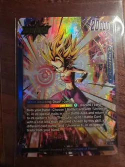 Caulifla FB08-025 Leader Alternate Art Saiyan's Pride Dragon Ball English Card F - Image 1