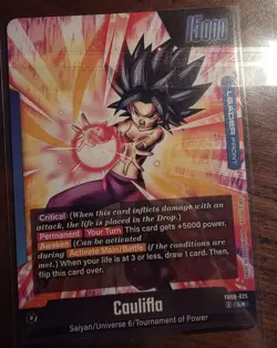 Caulifla FB08-025 Leader Alternate Art Saiyan's Pride Dragon Ball English Card F - Image 2
