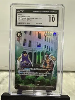 English Issho SP Alt Art OP03-078 SR ONE PIECE 500 Years in the Future CGC 10 - Image 1