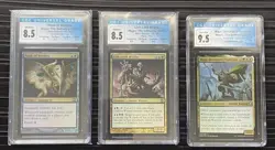 Mtg Graded Foil Collection (CGC) graded, Three Total - Image 1