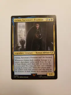 Grima, Saruman's Footman 57 MTG Commander: The Lord of the Rings Rare NM - Image 1