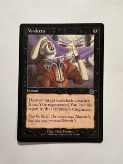 Vendetta - MTG Mercadian Masques - NM - Image 1