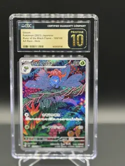 2023 Gloom 109/108 Sv3: Ruler of the Black Flame Holo CGC Prestine 10 JP - Image 1