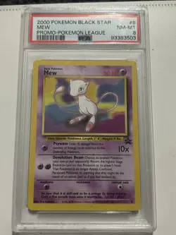 Pokemon TCG Mew WOTC Promo PSA 8 NM-MT - Image 1